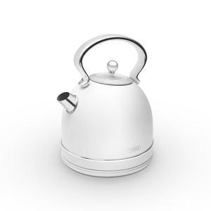 Tower Heritage White Dome Kettle 1.7L